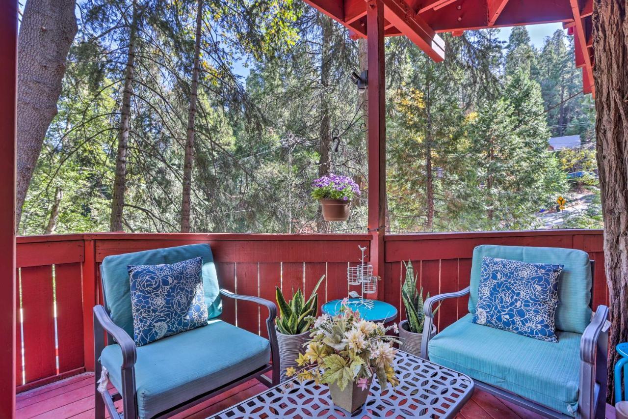 Boho Crestline Cabin, 1 Mile To Lake Gregory! Eksteriør billede