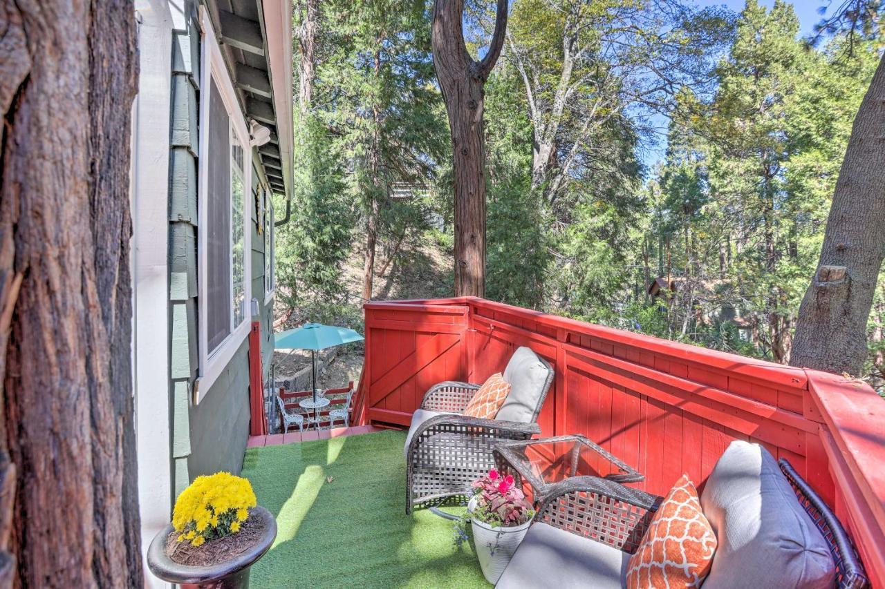 Boho Crestline Cabin, 1 Mile To Lake Gregory! Eksteriør billede